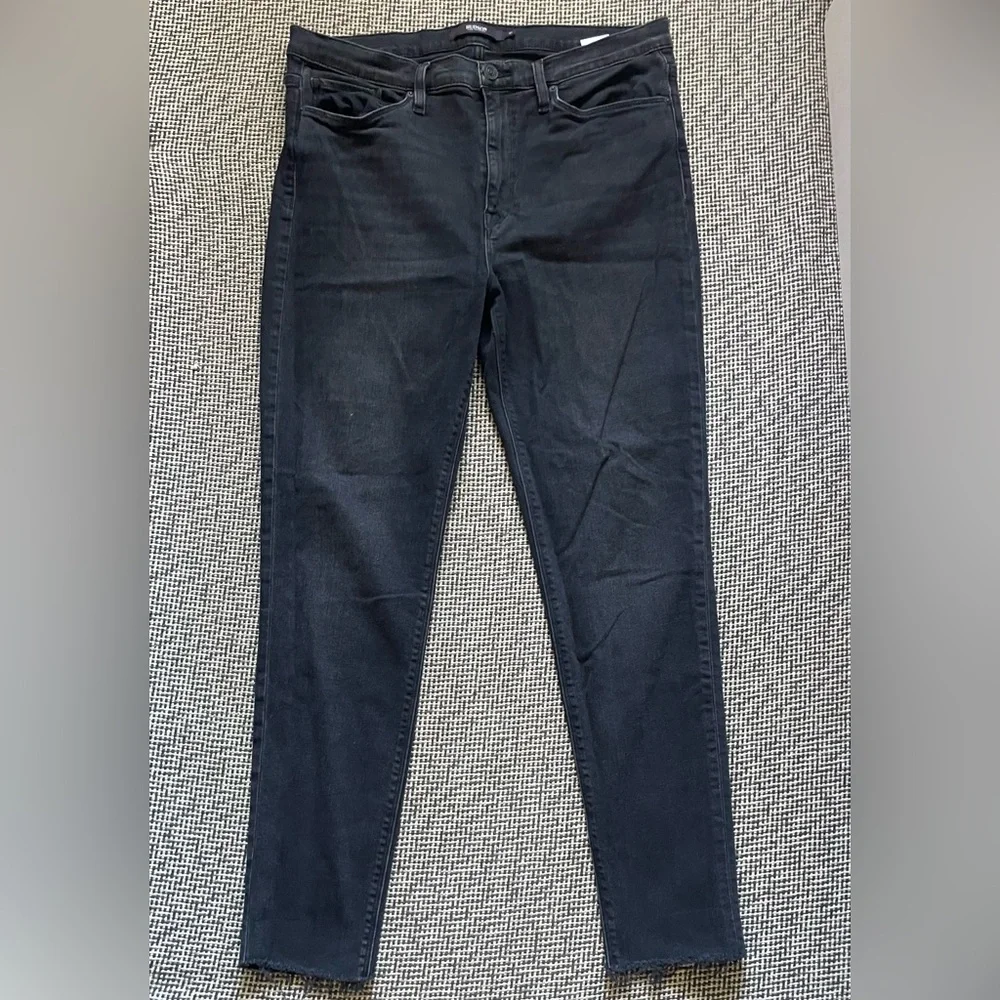 Hudson Barbara Super Skinny Jeans Dark Wash Denim